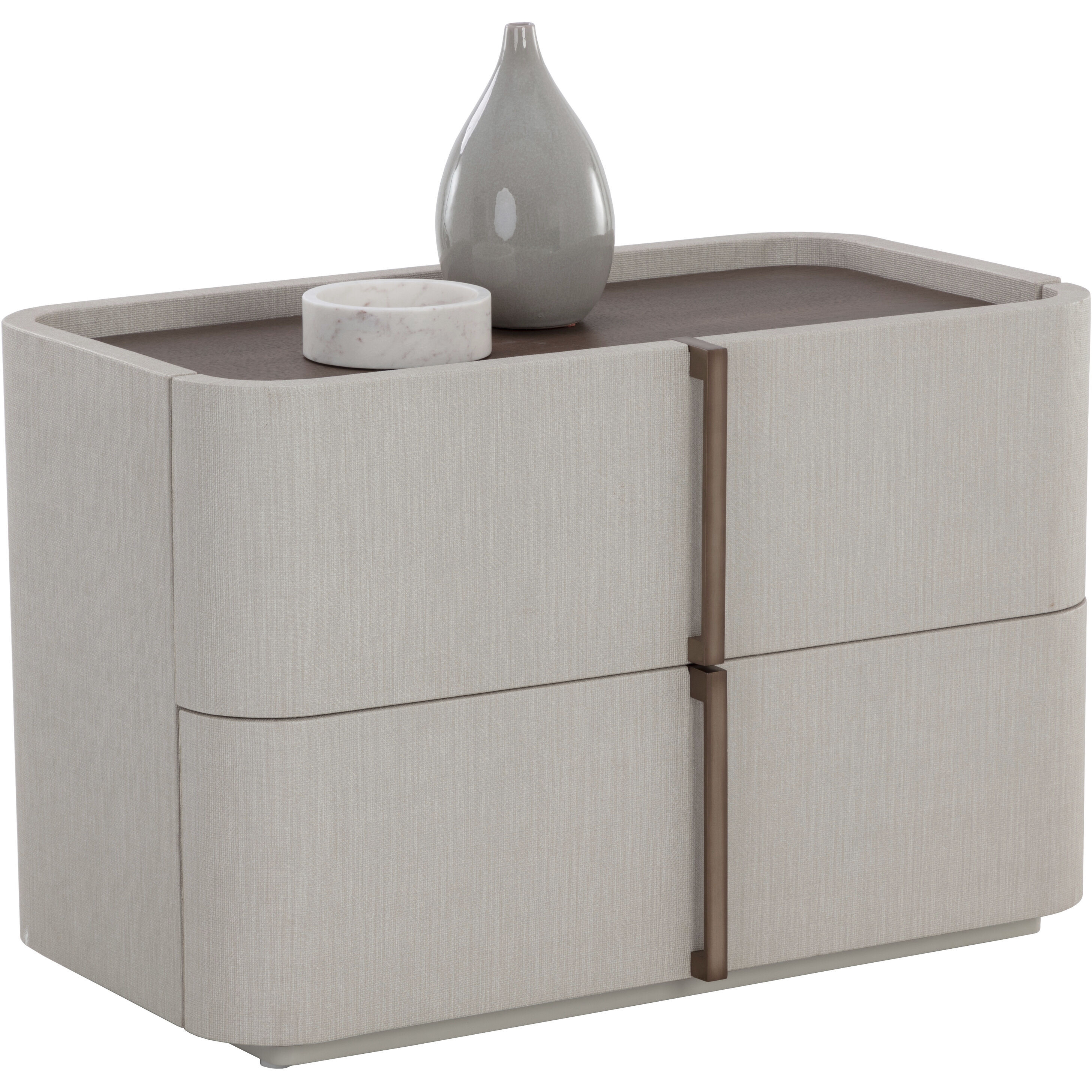 Jamille 34 X 22 inch Cream Night Stand, Large